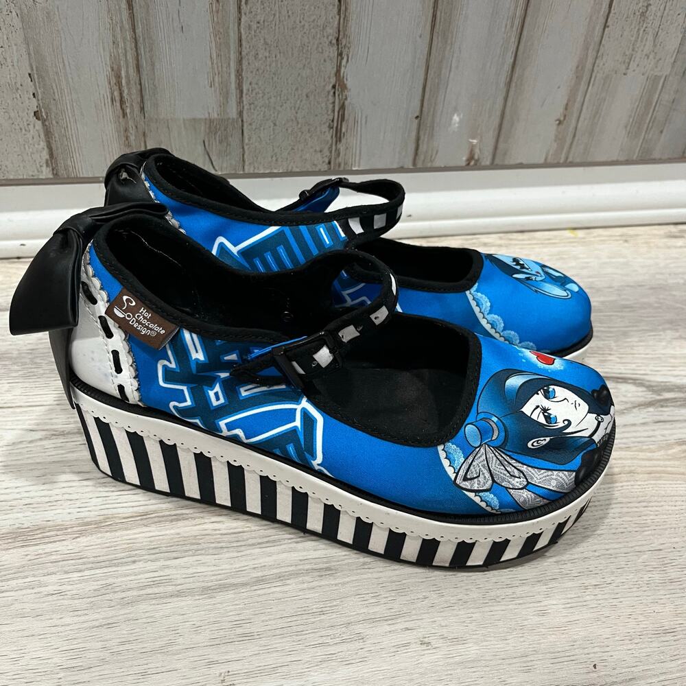 Hot Chocolate Design Chocolaticas Aristocrat Lolita Mary Jane Platforms Sz 6